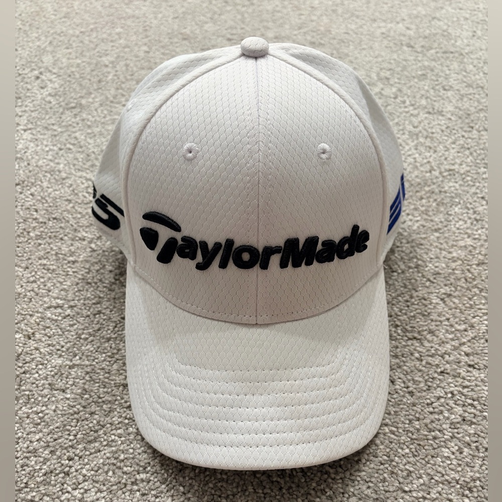 TaylorMade White and Black Golf Cap